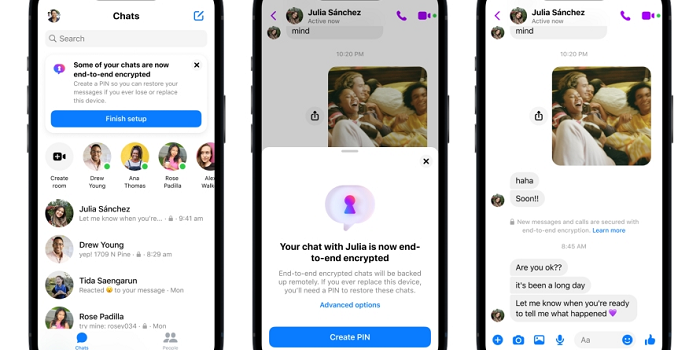 Meta da los siguientes pasos en Messaging Encryption Push, con Meta da los siguientes pasos en Messaging Encryption Push, con nuevas funciones E2E en Messenger e Instagram