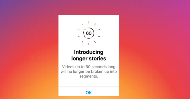 Instagram confirma que los videos de menos de 60 segundos