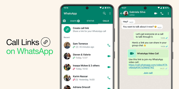 WhatsApp lanza 'Call Links' para facilitar mejor los chats grupales de audio y video
