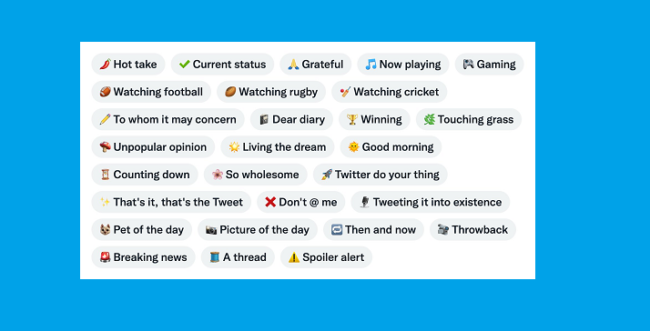 Twitter pasa a la siguiente etapa de prueba de sus nuevos indicadores de "estado"
