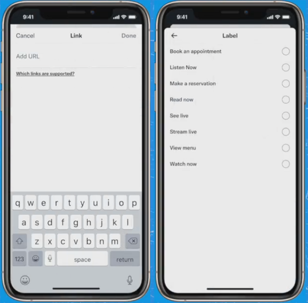 Enlace destacado de Twitter