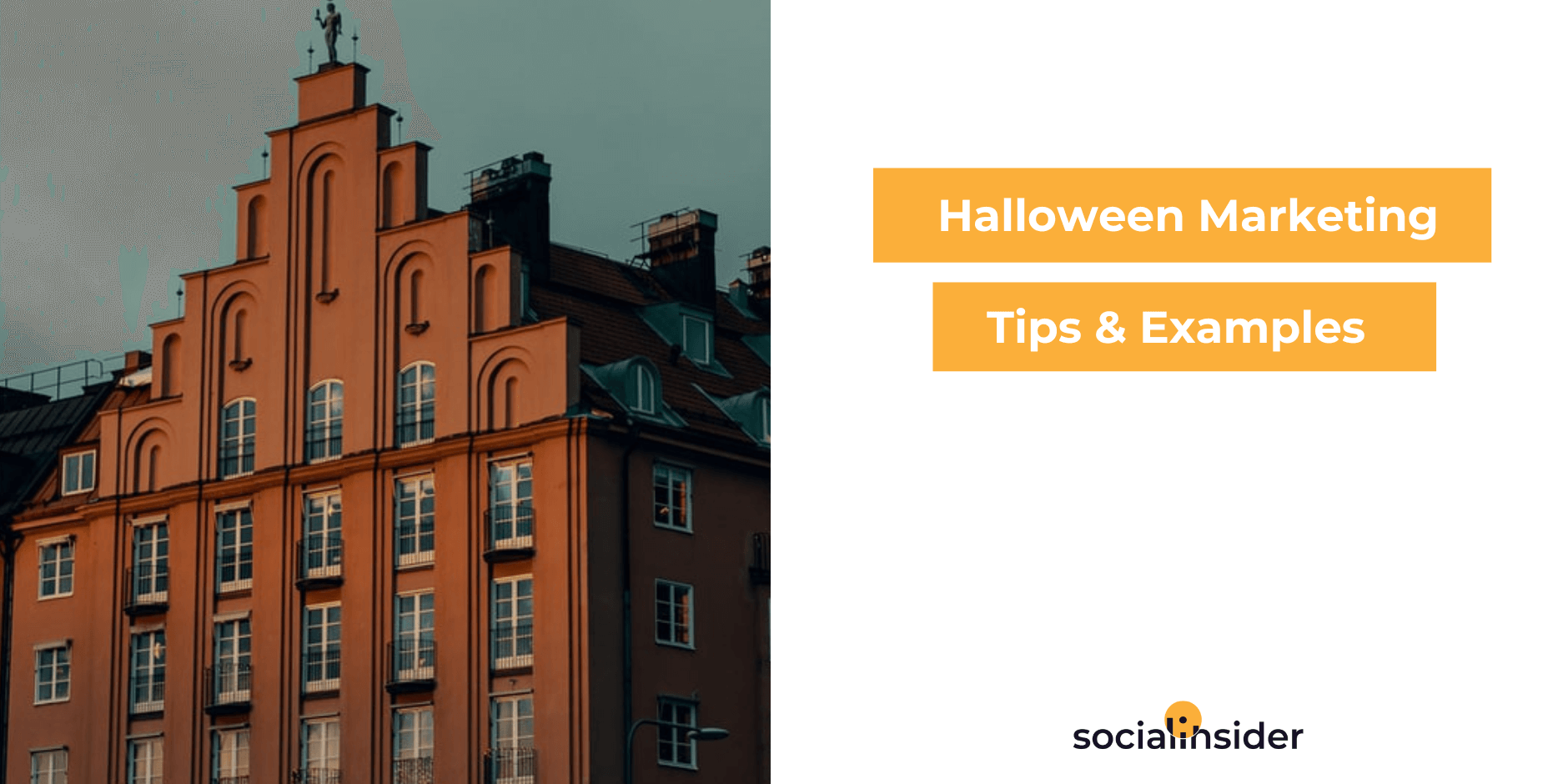 Ideas y ejemplos de publicaciones en redes sociales de Halloween
