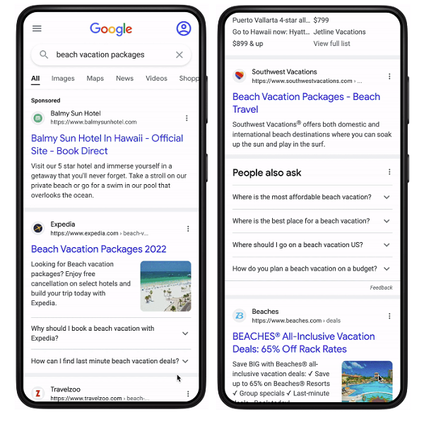 Actualizaci�n SERP de Google