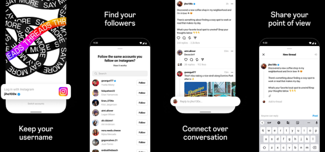 La nueva aplicación alternativa de Twitter de Meta, 'Threads', ha aparecido en algunas tiendas de aplicaciones
