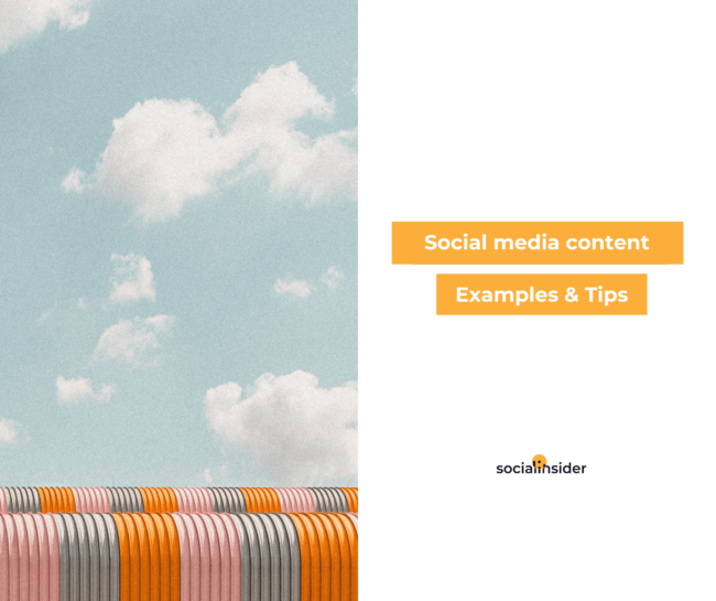 Ejemplos ganadores de tipos de contenido de redes sociales
