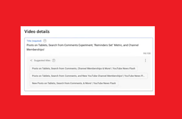 YouTube agrega sugerencias de títulos de videos y amplía las encuestas de usuarios para abordar el sesgo sistemático
