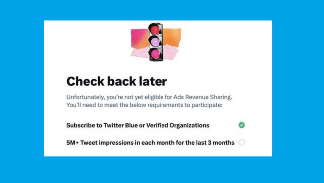 Los umbrales de participación de Twitter para su programa de reparto de ingresos publicitarios para creadores serán difíciles de alcanzar para la mayoría
